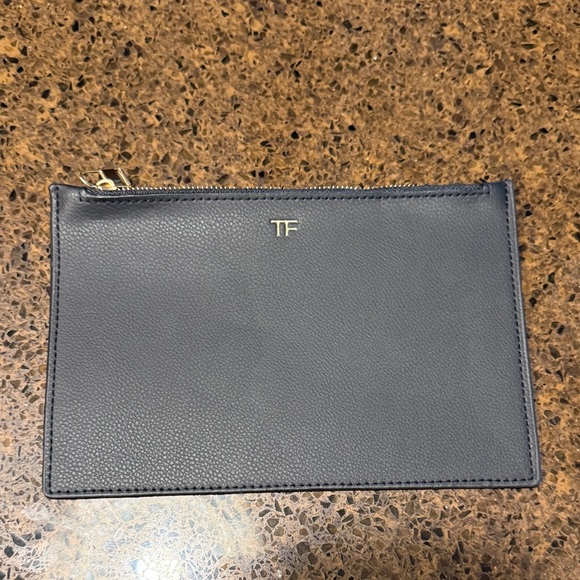 Tom Ford Handbags - NWOT Tom Ford faux leather flat zip pouch